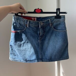Vintage guess denim mini